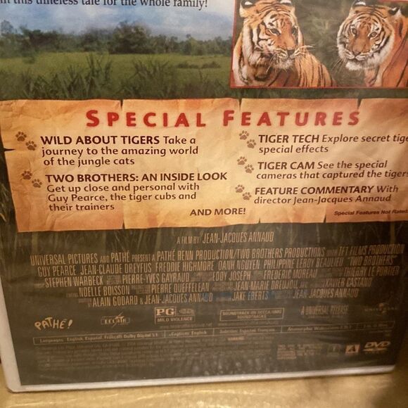 DVD Two Brothers The Best Family Film of the Year PG Widescreen 🍿3/$15 - Picture 9 of 12